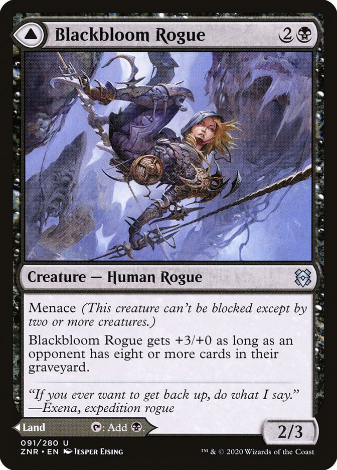 Blackbloom Rogue // Blackbloom Bog (ZNR-U)