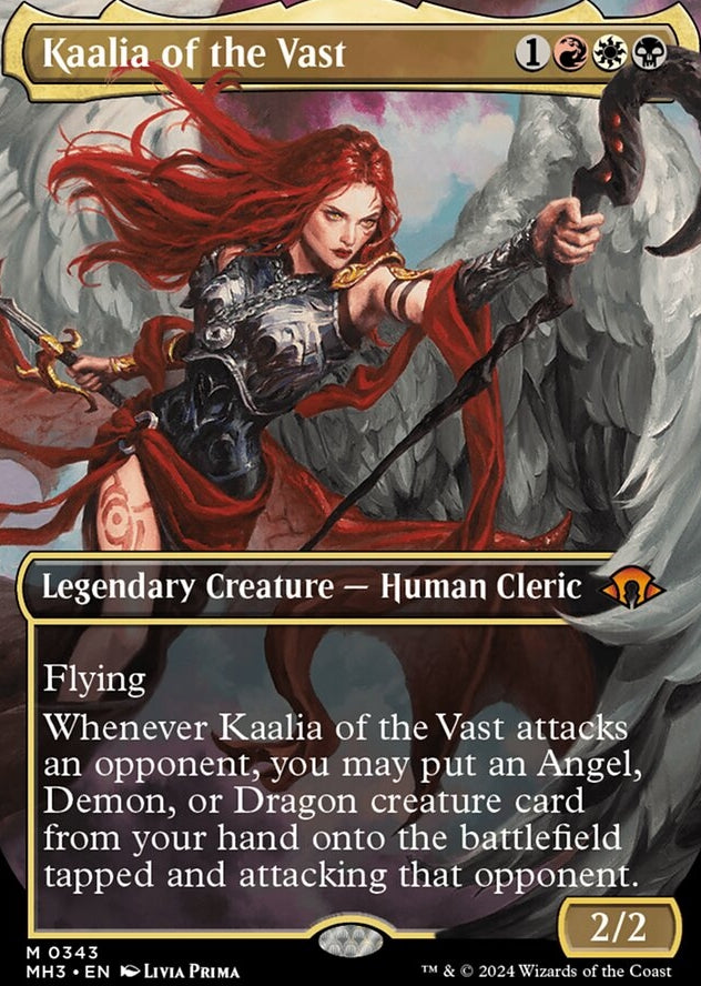 Kaalia of the Vast [#0343 Borderless] (MH3-M-FOIL)