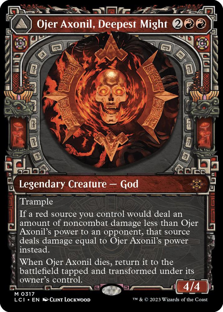 Ojer Axonil, Deepest Might // Temple of Power [#0317 Showcase] (LCI-M) Light Play