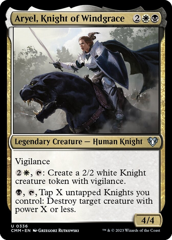 Aryel, Knight of Windgrace [#0336] (CMM-U)