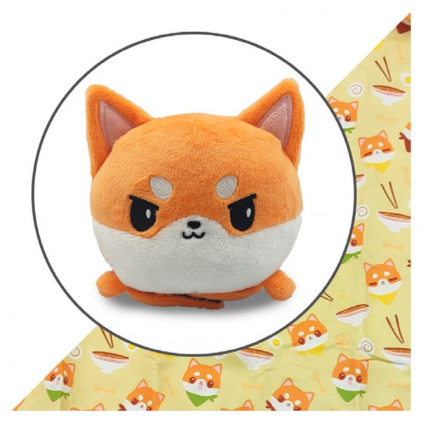 Plush Tote Bag: Orange Shiba Inu - Ramen