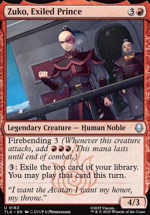 Zuko, Exiled Prince [ #0163 ] (TLA-U)