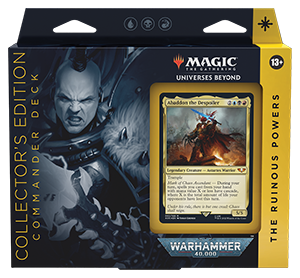 MTG: Universes Beyond: Warhammer 40,000 Commander - Collector's Edition: The Ruinous Powers (UBR)