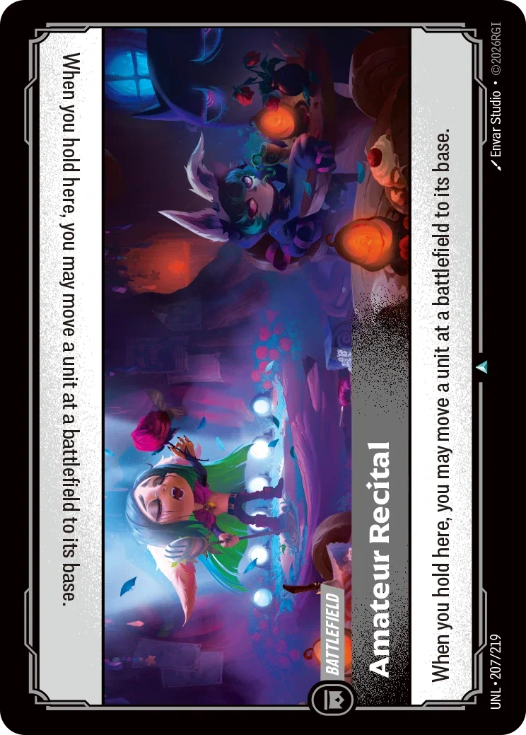 Amateur Recital - 207/219 (UNL)  Uncommon