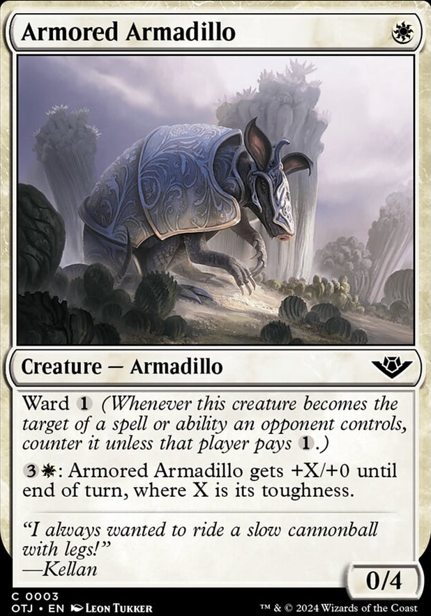 Armored Armadillo [#0003] (OTJ-C)