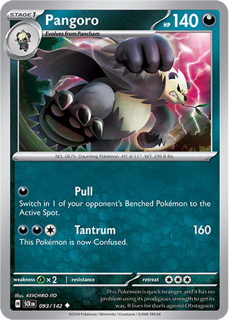 Pangoro - 093/142 (SCR) Uncommon - Near Mint