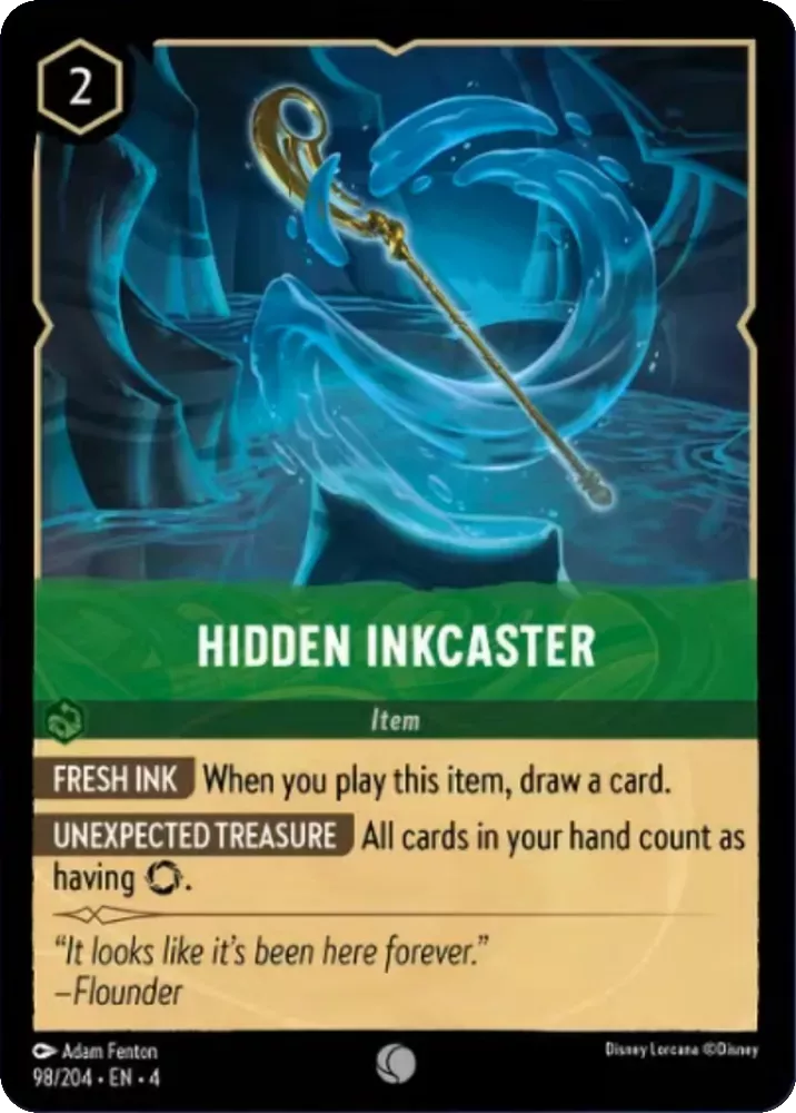 Hidden Inkcaster (Ursula's Return 098/204) Common - Near Mint