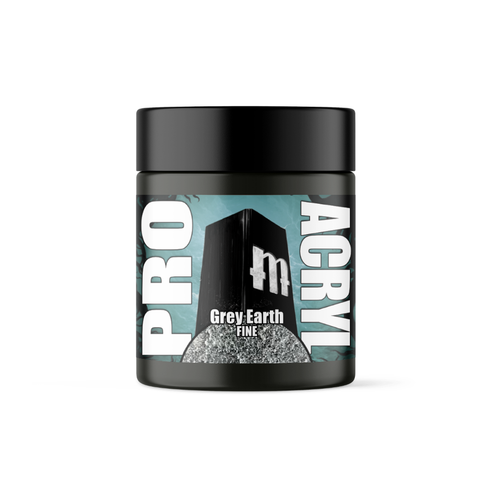 Monument Hobbies: PRO Acryl Basing Texture - T01 Grey Earth - FINE (120mL)