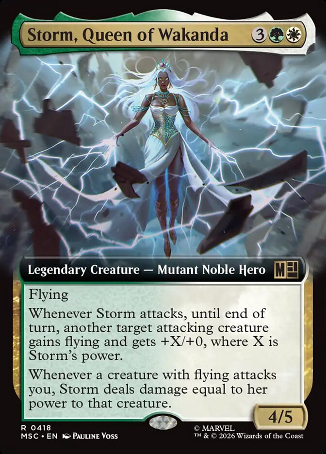 Storm, Queen of Wakanda [ #0418 Extended Art ] (MSC-R)