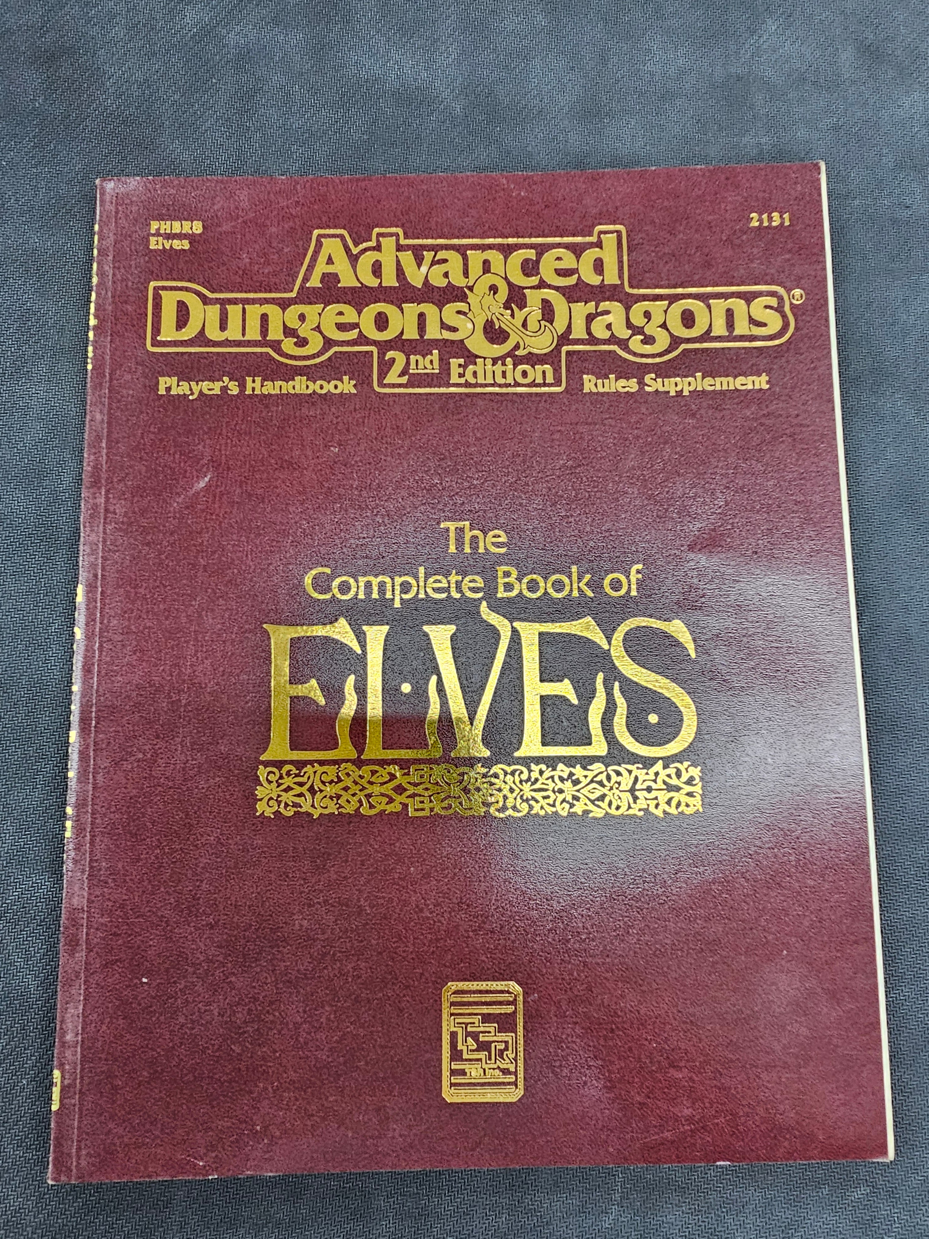 AD&D 2nd Ed: The Complete Book of Elves (TSR 2131) (USED)