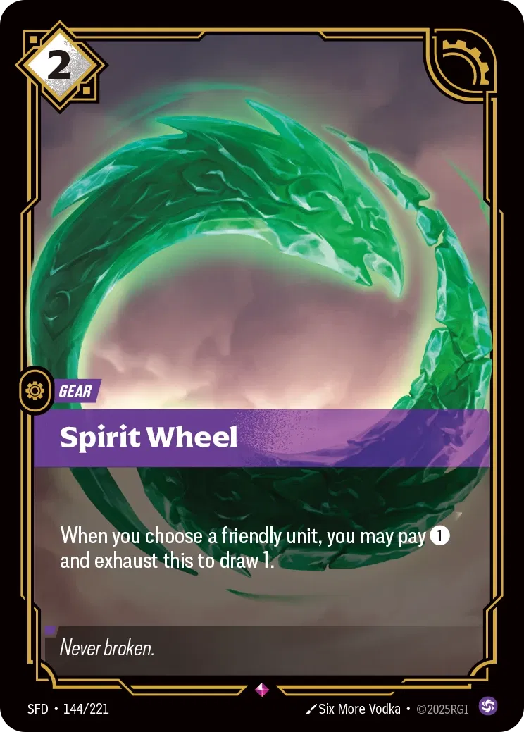 Spirit Wheel - 144/221 (SFD) Rare