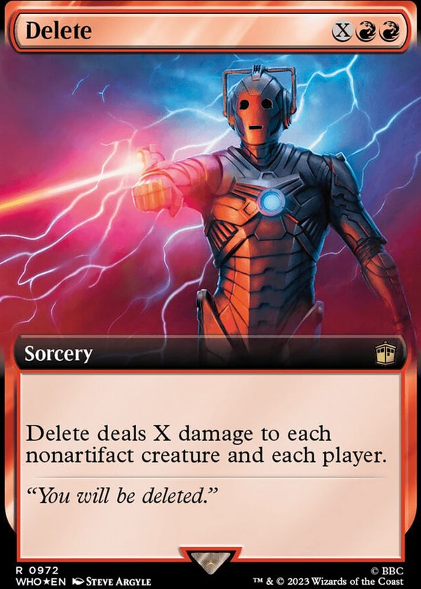 Delete [#0972 Surge Foil Extended Art] (WHO-R)