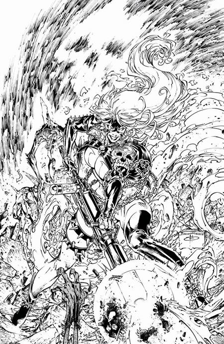 SHE-SPAWN #1 (OF 5) CVR E BRETT BOOTH B&W VAR