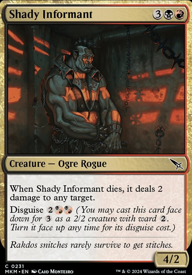 Shady Informant [#0231] (MKM-C)