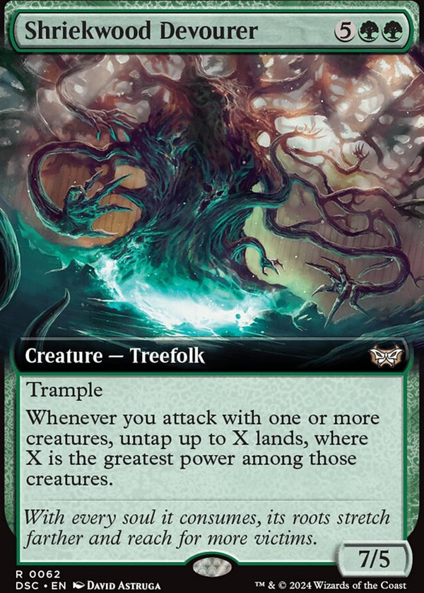 Shriekwood Devourer [#0062 Extended Art] (DSC-R)