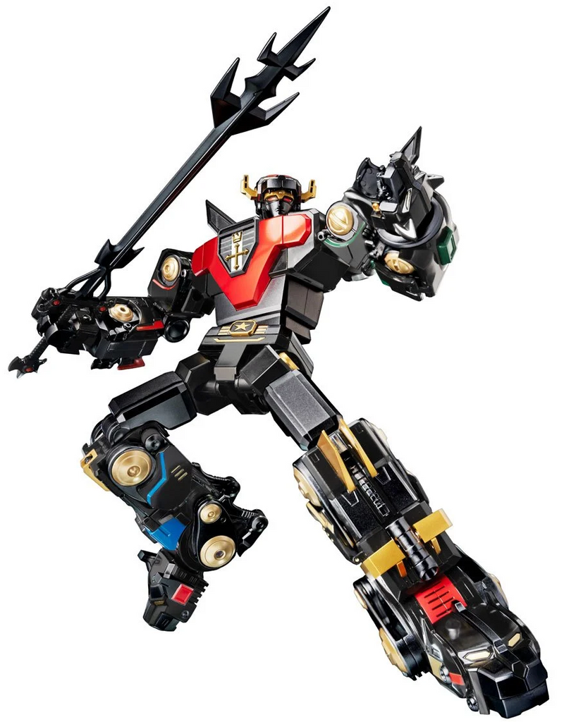 Voltron Black and Gold Edition Robo-DOU Action Figure - Entertainment Earth Exclusive