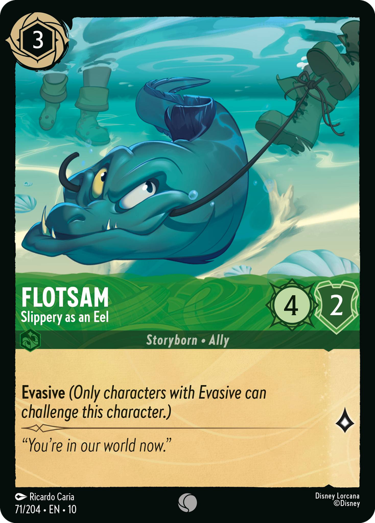 Flotsam - Slippery as an Eel (071/204 - Whispers in the Well) Common