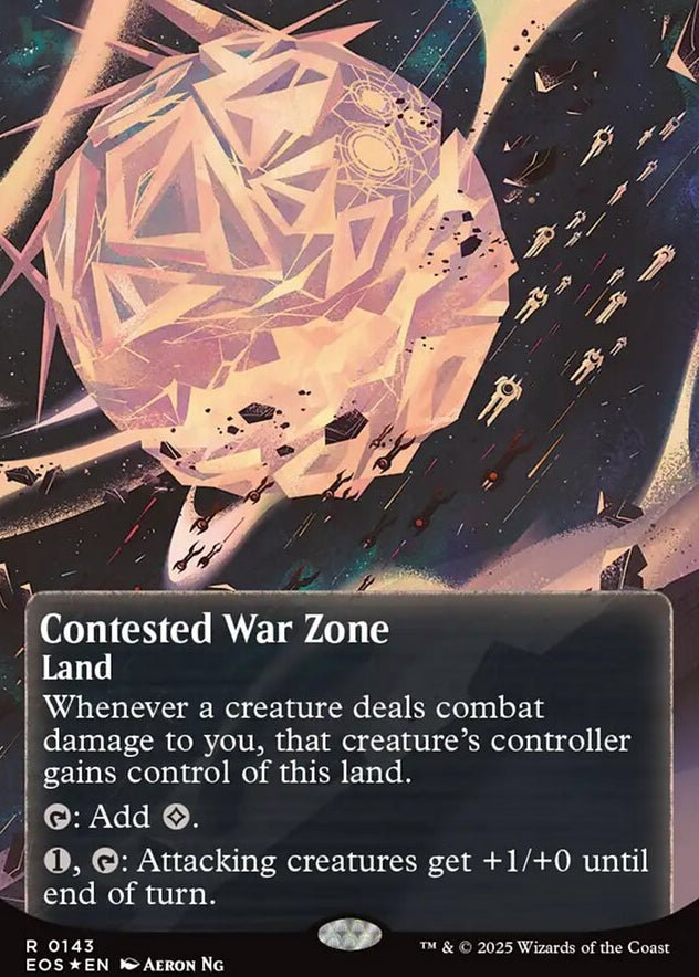 Contested War Zone [ #0143 Galaxy Foil Poster Stellar Sights ] (EOS-R)