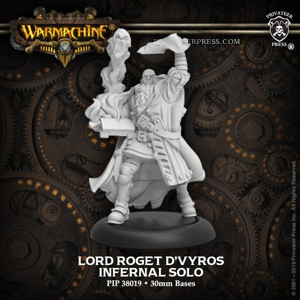 Warmachine: Infernals - Lord Roget d'Vyros, Character Solo (Metal)