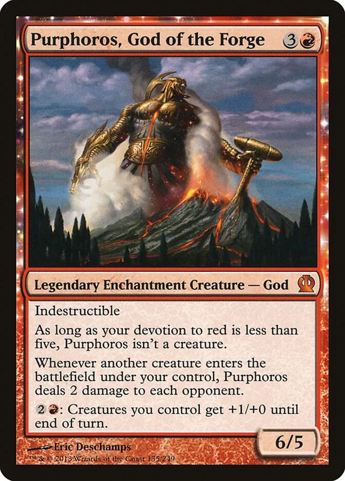 Purphoros, God of the Forge (THS-M) Damaged