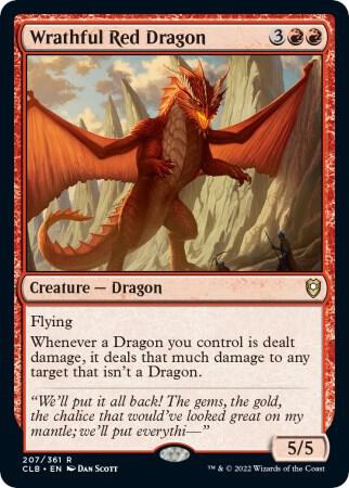 Wrathful Red Dragon (CLB-R-FOIL)