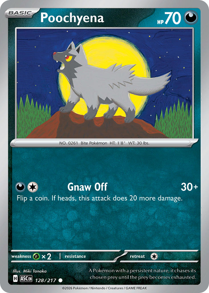 Poochyena - 128/217 (ASC) Common
