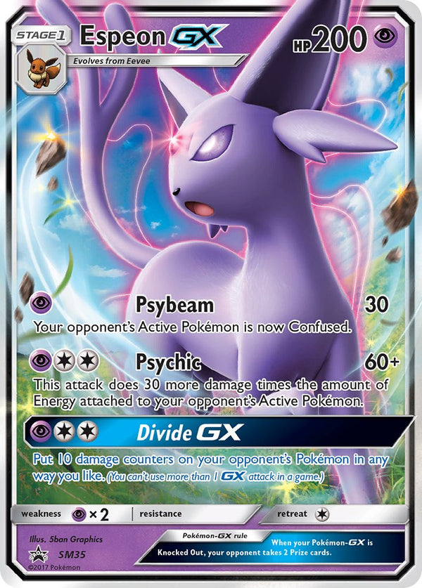 Espeon GX - SM35 (SM:PR) Promo - Near Mint Holofoil