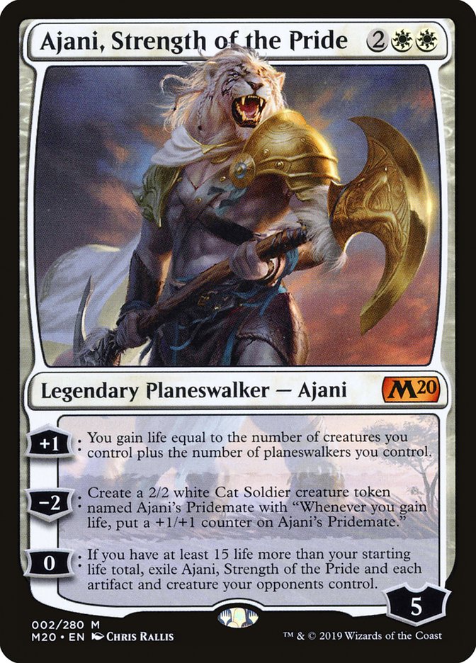 Ajani, Strength of the Pride (M20-M-PP)