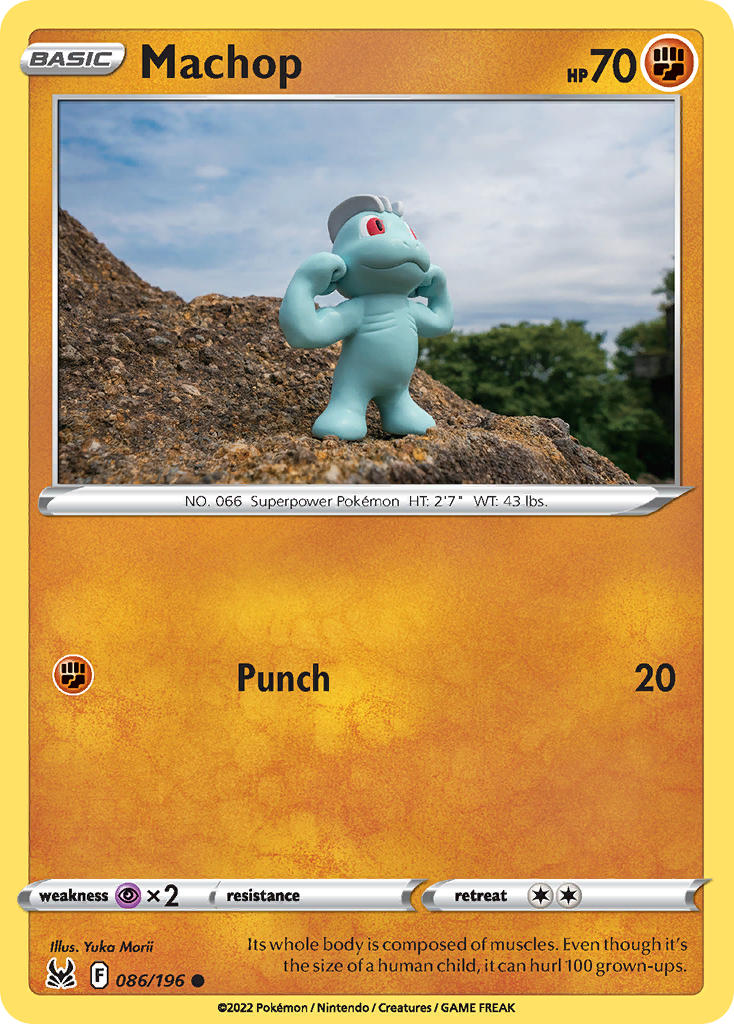 Machop - 086/196 (SWSH11) Common - Near Mint