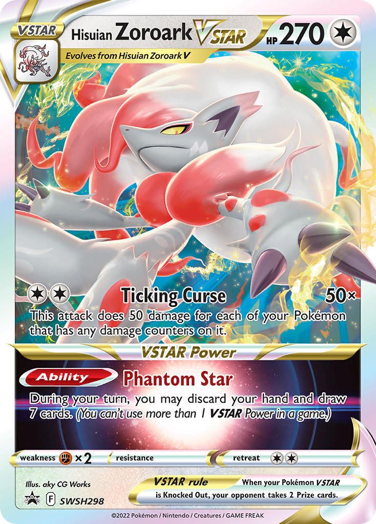 Hisuian Zoroark VSTAR - SWSH298 (SWSH:PR) Promo - Near Mint Holofoil