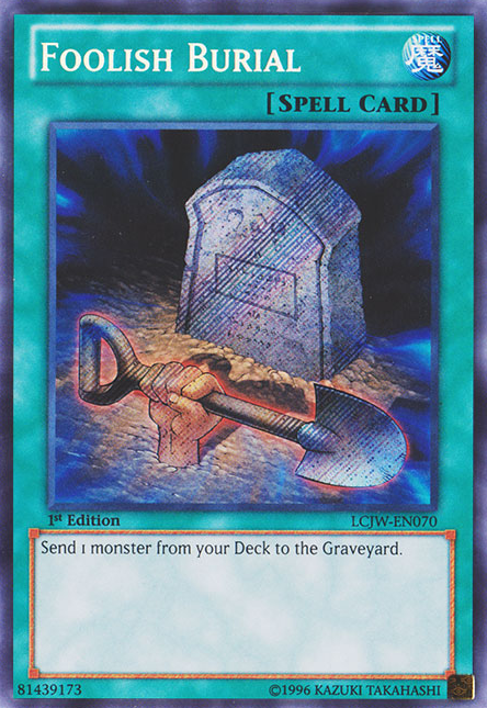 Foolish Burial (LCJW-EN070) 1st Edition Secret Rare