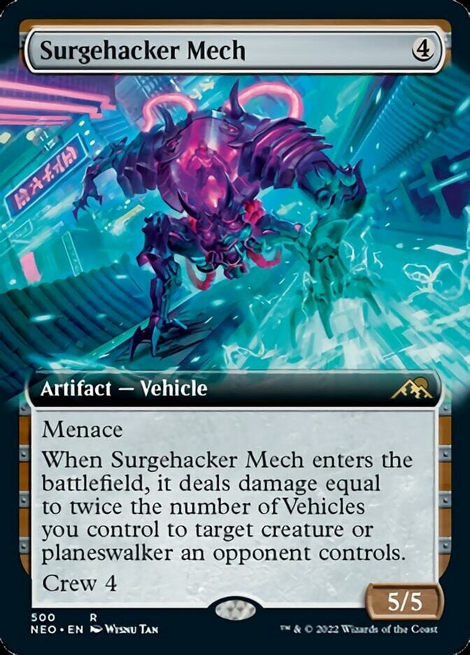 Surgehacker Mech [ #500 Extended Art ] (NEO-R)