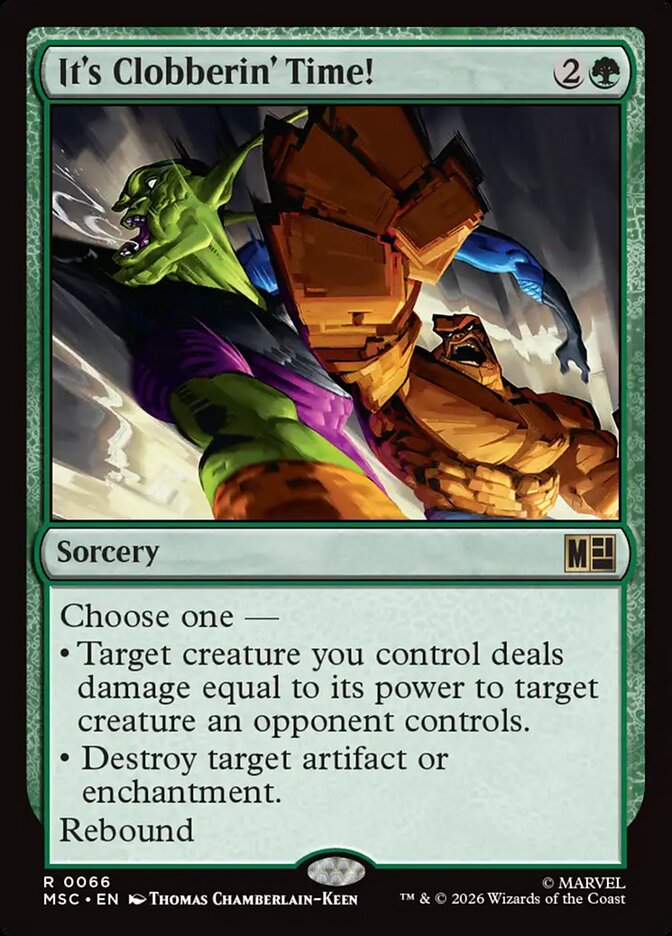 It's Clobberin' Time! [ #0066 Surge Foil ] (MSC-R)