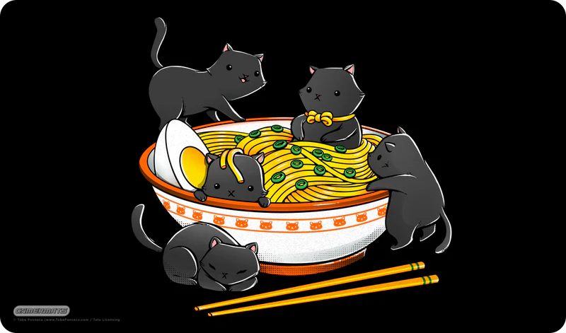 GamerMats: Playmat - Ramen Cats