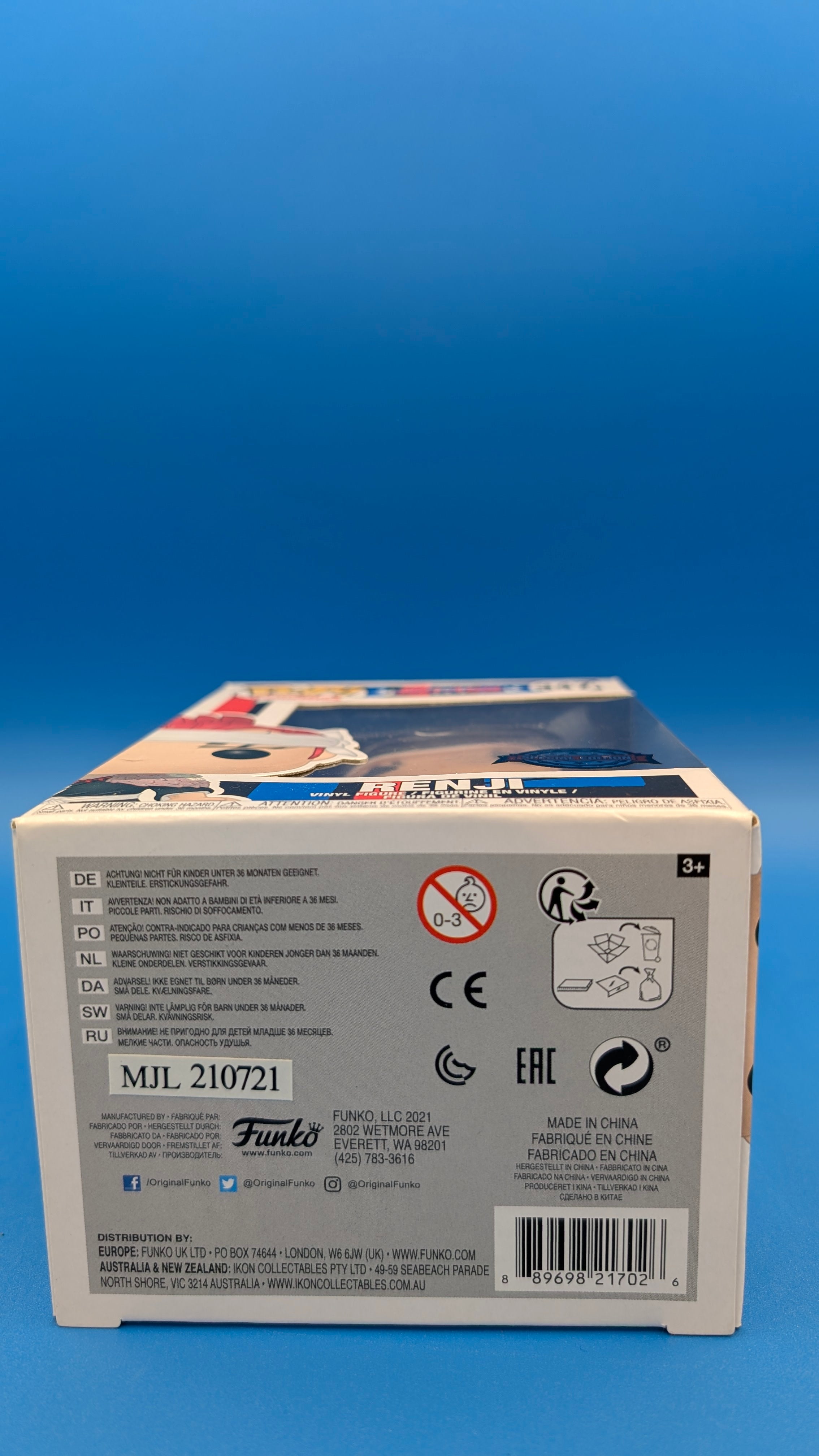 POP Figure: Bleach #0347 - Renji (Special Edition) (Light Box Wear)