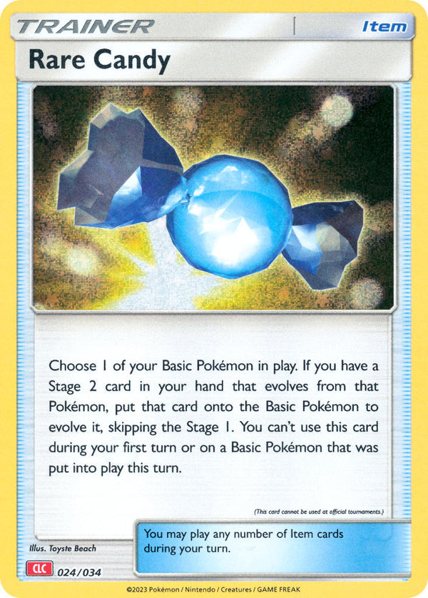 Rare Candy - 024/034 (TCG:CLC) Classic Collection - Near Mint Holofoil