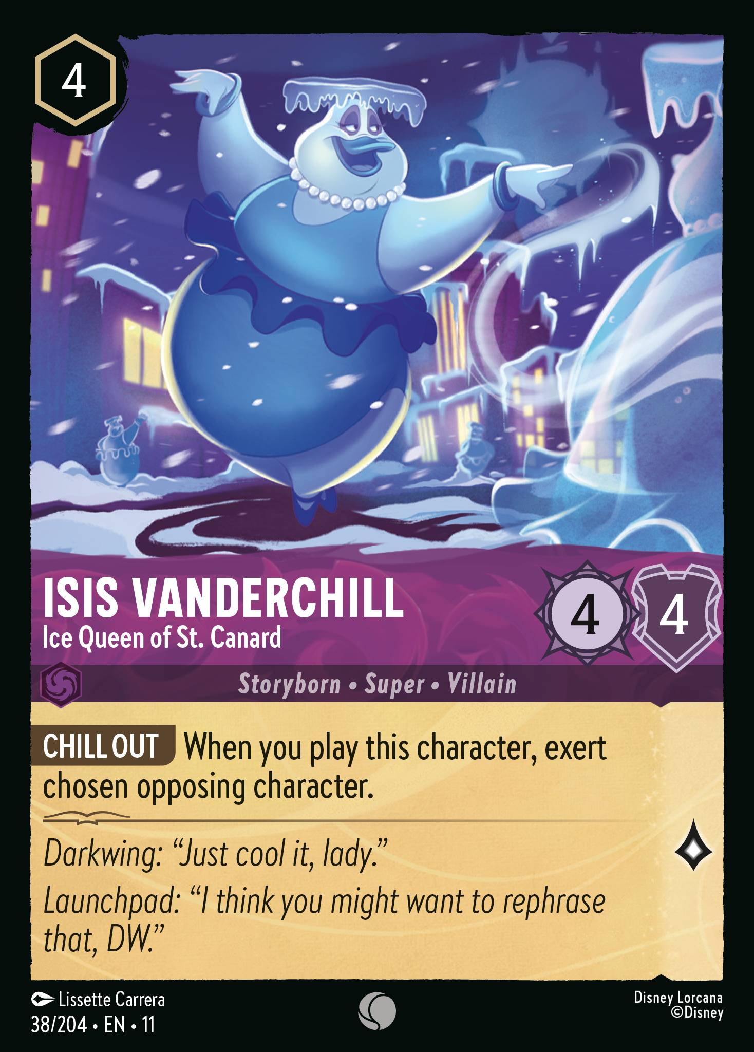 Isis Vanderchill - Ice Queen of St. Canard (038/204 - Winterspell)  Common