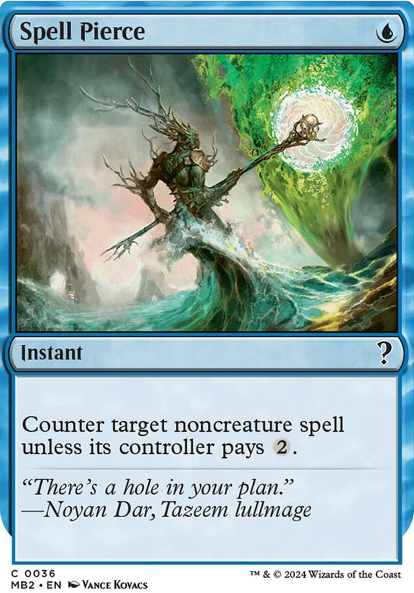 Spell Pierce [#0036 White-Border] (MB2-C)