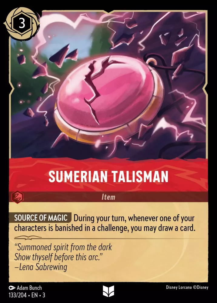 Sumerian Talisman (Into the Inklands 133/204) Uncommon - Near Mint