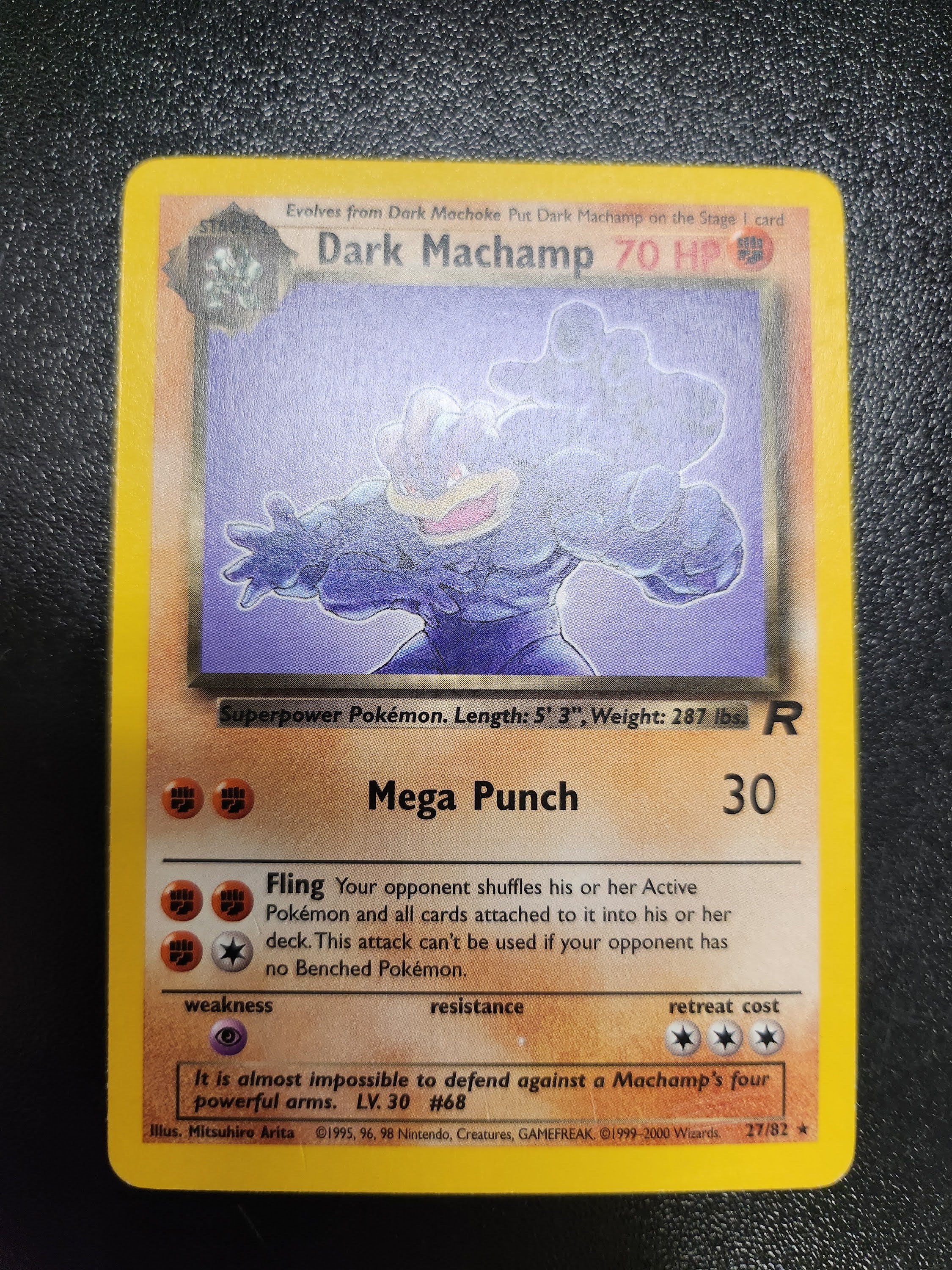 Dark Machamp - 027/082 (TR) Heavy Play Unlimited