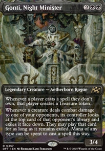 Gonti, Night Minister [ #0357 Borderless ] (DFT-R)