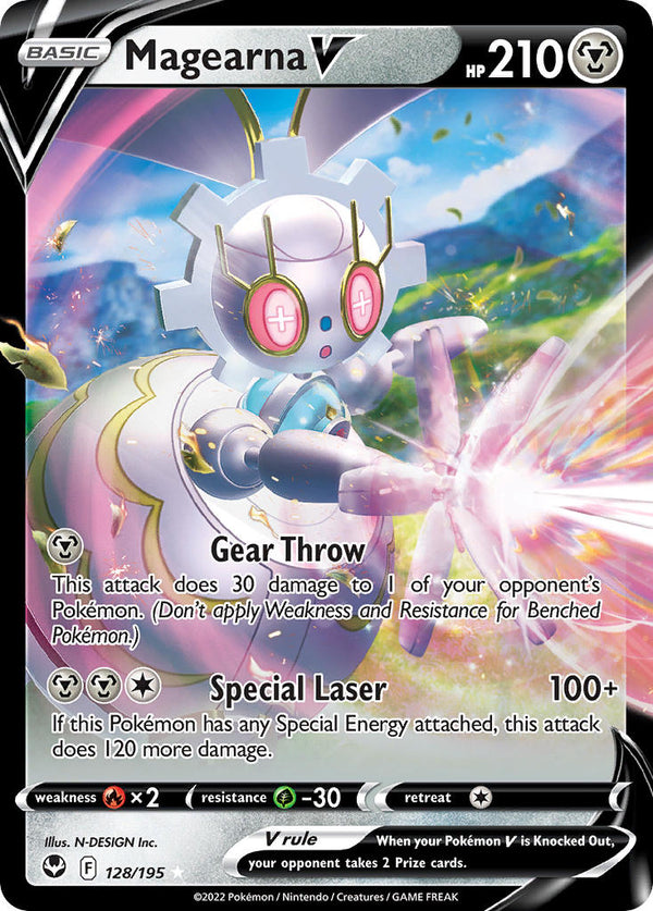 Magearna V - 128/195 (SWSH12) Ultra Rare - Near Mint Holofoil