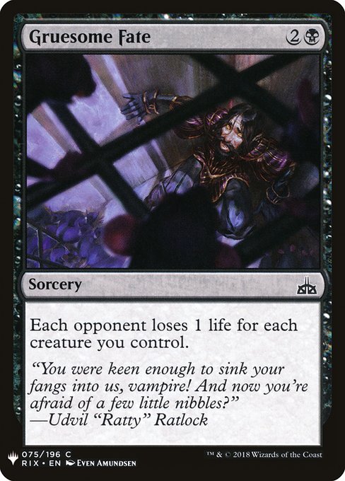 Gruesome Fate [Mystery Booster #0682] (RIX-C)