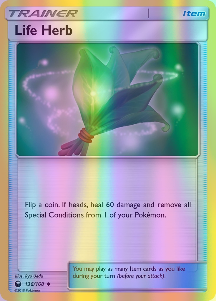 Life Herb - 136/168 (CES) Uncommon - Near Mint Reverse Holofoil