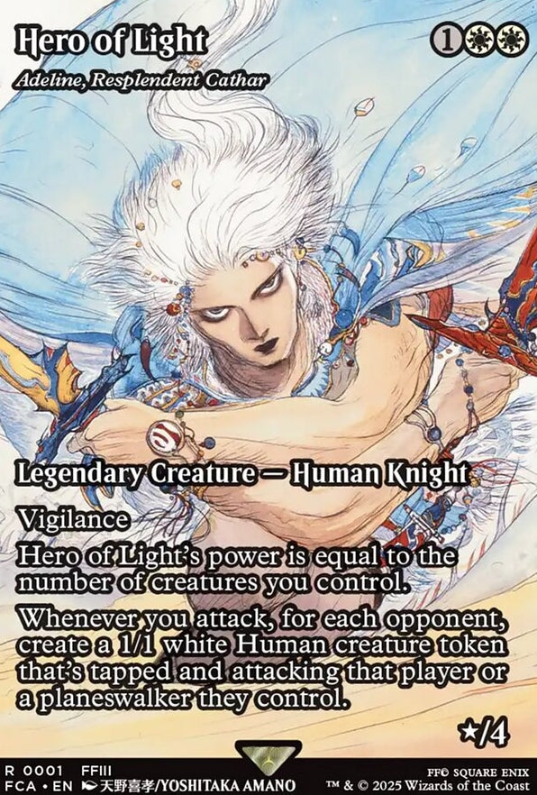 Hero of Light - Adeline, Resplendent Cathar [ #0001 Showcase ] (FCA-R)