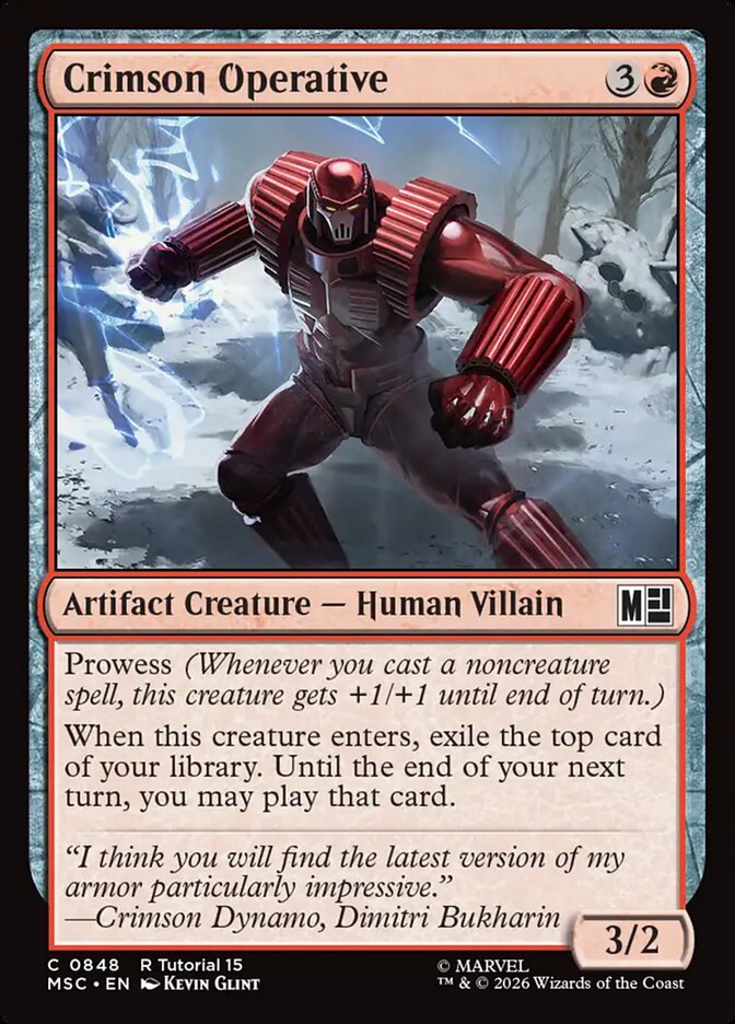 Crimson Operative [ #0848 ] (MSC-C)