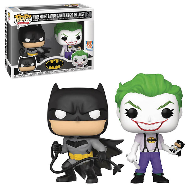 POP Figure Box Set: DC Batman - White Knight Batman & The Joker (PX) (2 Pack)