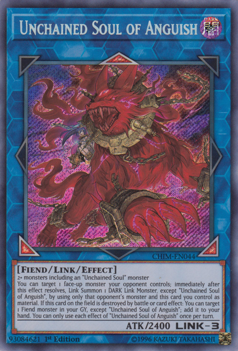 Unchained Soul of Anguish (CHIM-EN044) Secret Rare - Near Mint 1st Edition