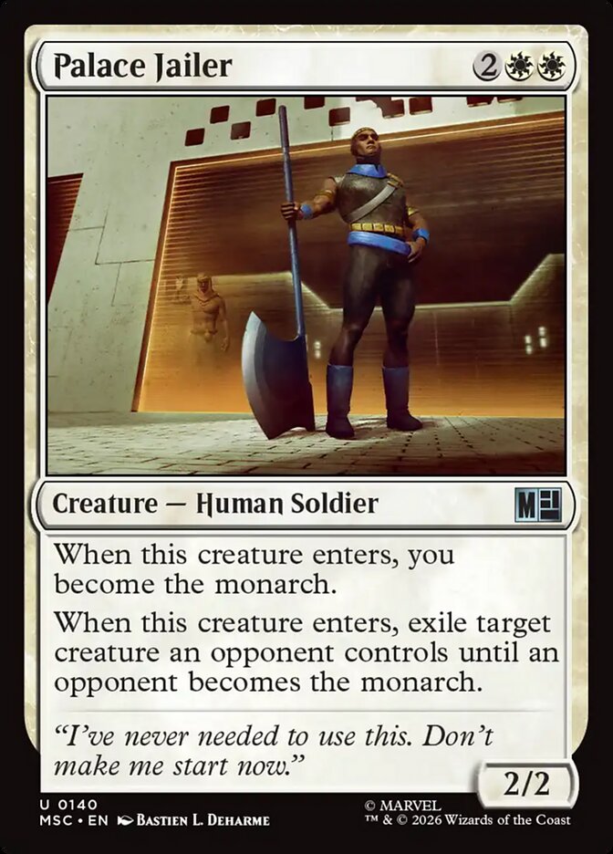 Palace Jailer [ #0140 Surge Foil ] (MSC-U)