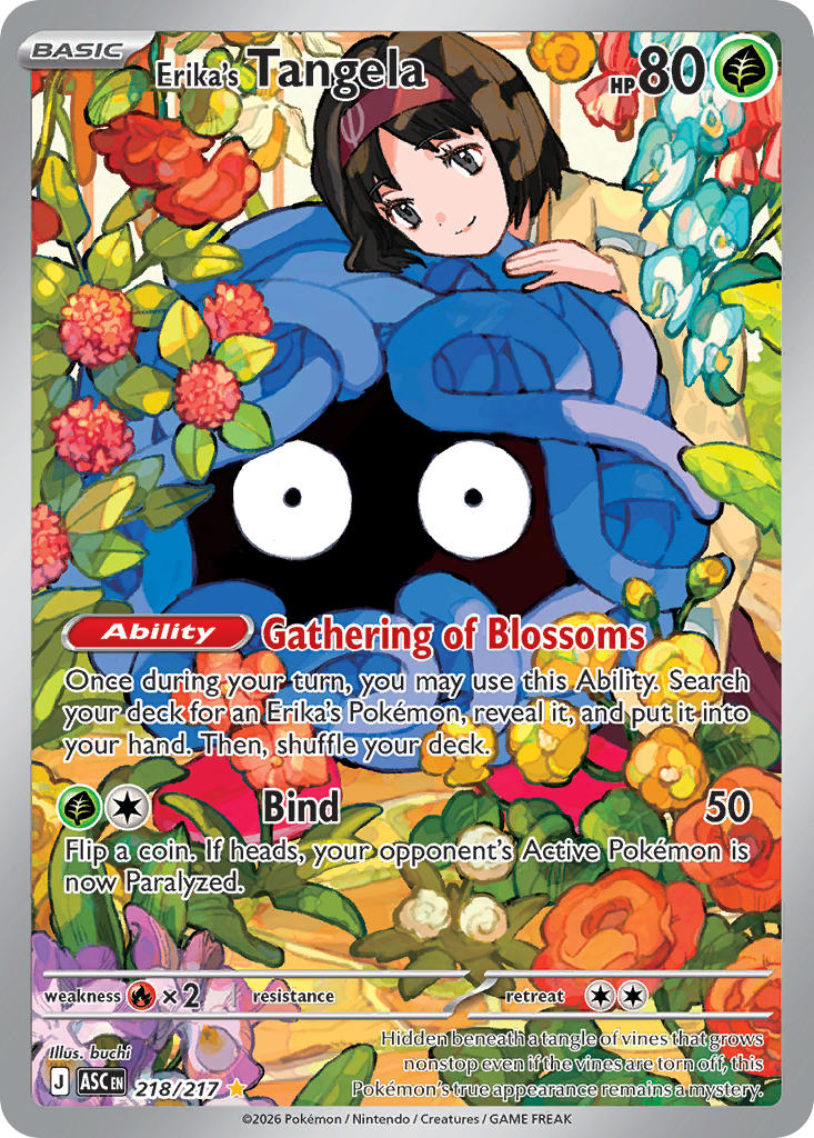 Erika's Tangela - 218/217 (ASC) Illustration Rare